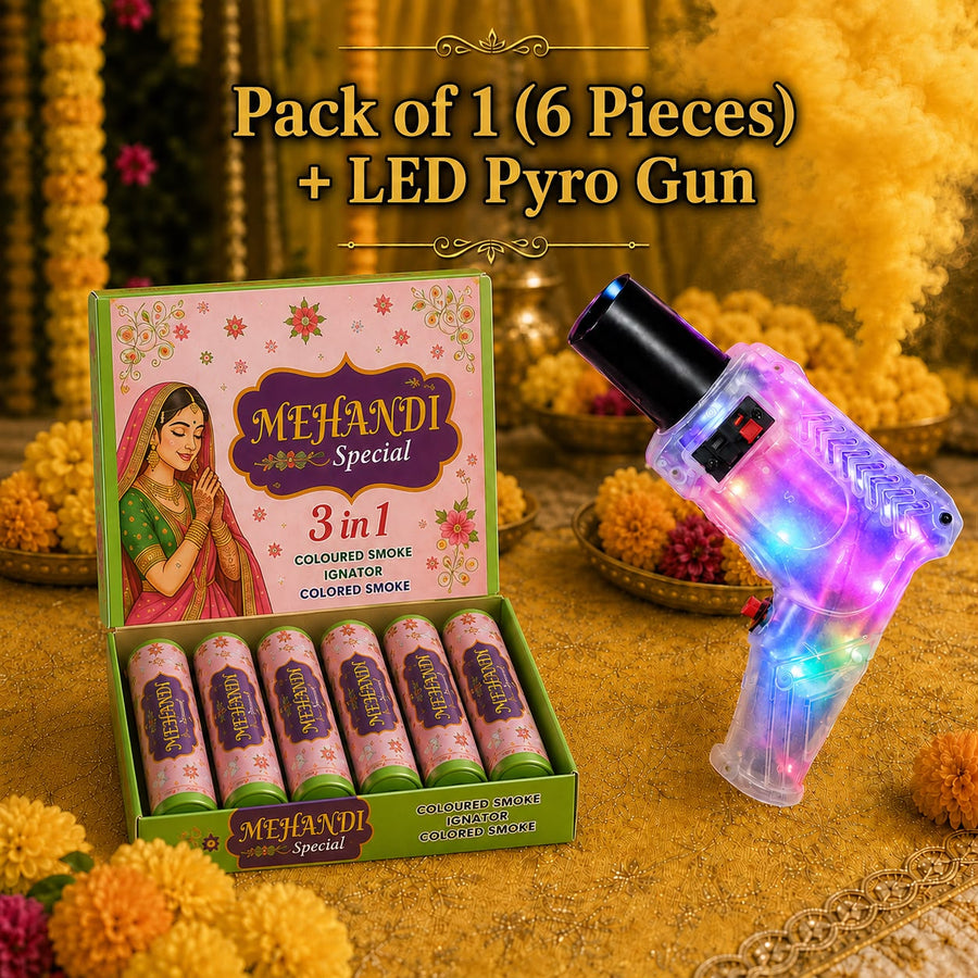 LED Gun with Color(3in1) Refills